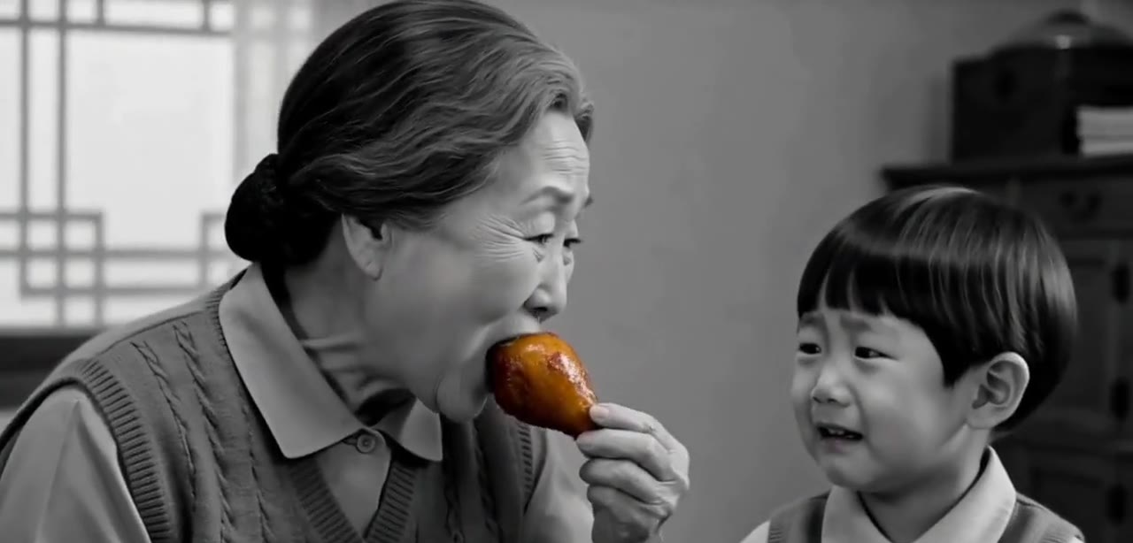 아버지와 어머니는 목뼈만 드셨고, 할머니는 이가 아프시다며 닭다리를 내어 주셨다.